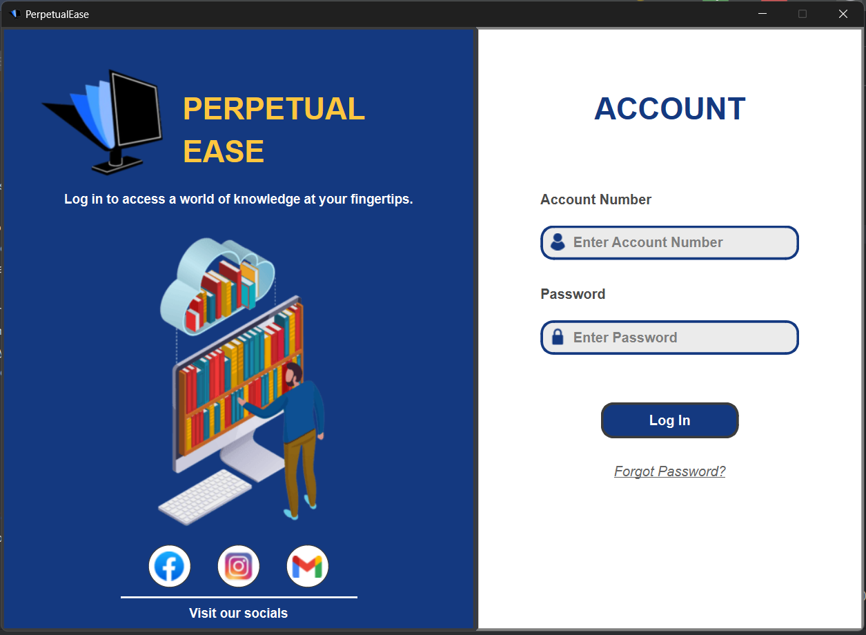 PerpetualEASE login page